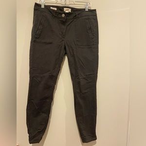 LOFT Modern Skinny Chino 10 Gray